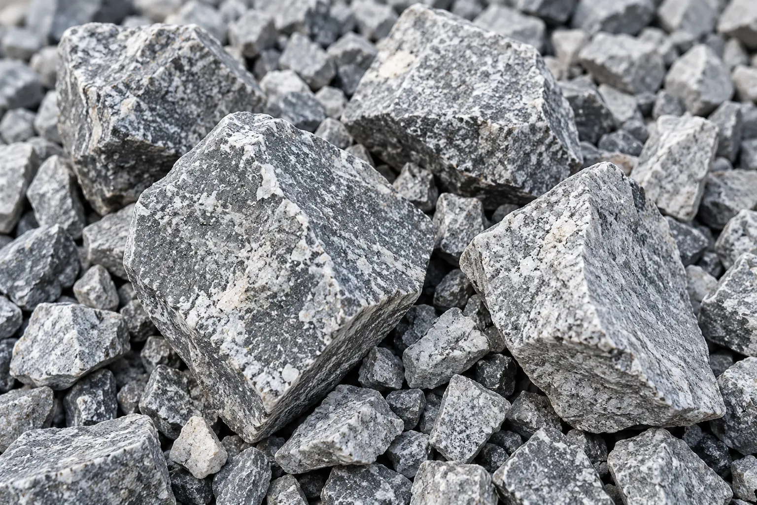 Granite aggregate from an El-Lacute site